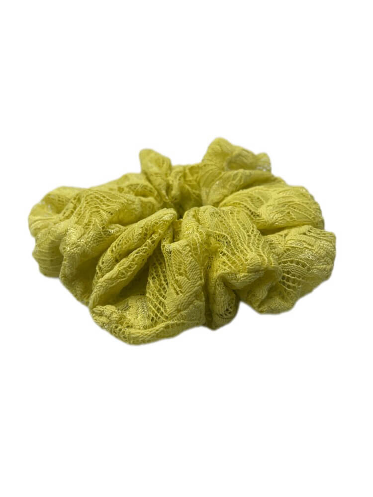 Scrunchie lace yellow