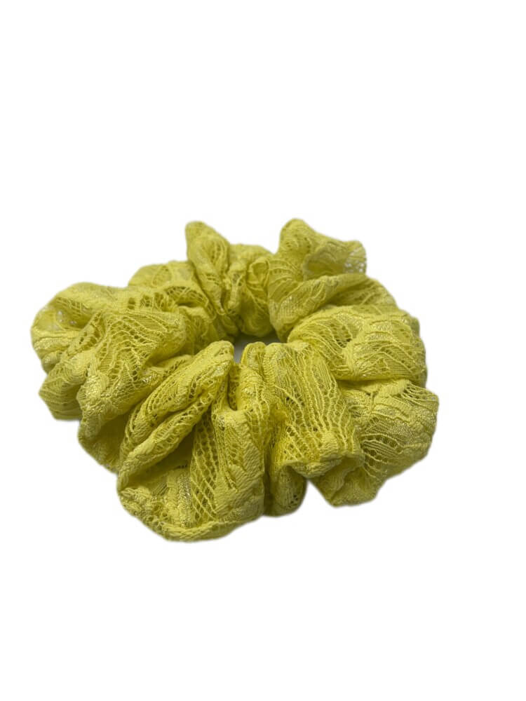 Scrunchie lace yellow