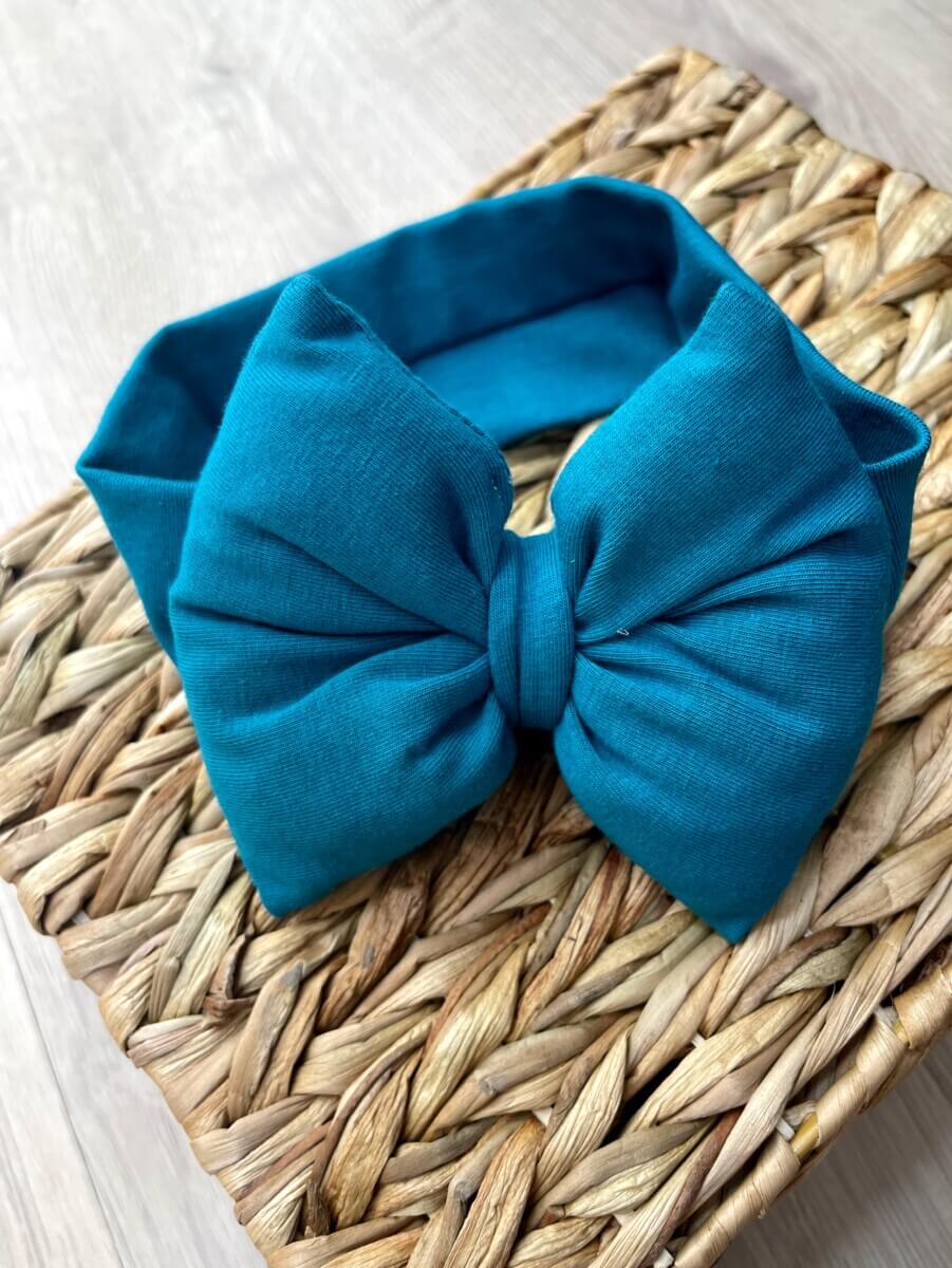 Κορδέλα με φουσκωτό φιόγκο dark teal