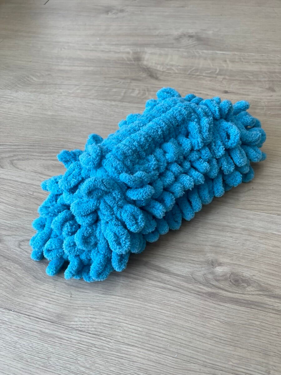 Puffy bag έντονο γαλάζιο