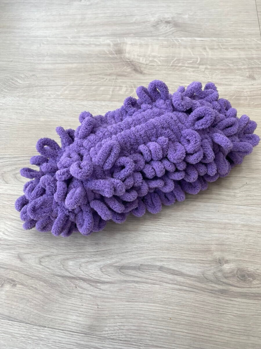 Puffy bag μωβ απαλό