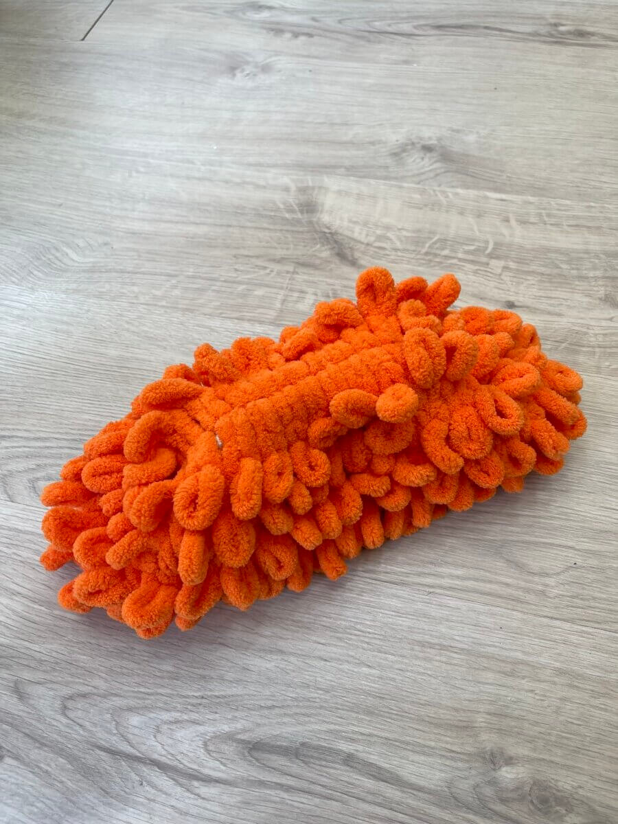 Puffy bag πορτοκαλί φλούο