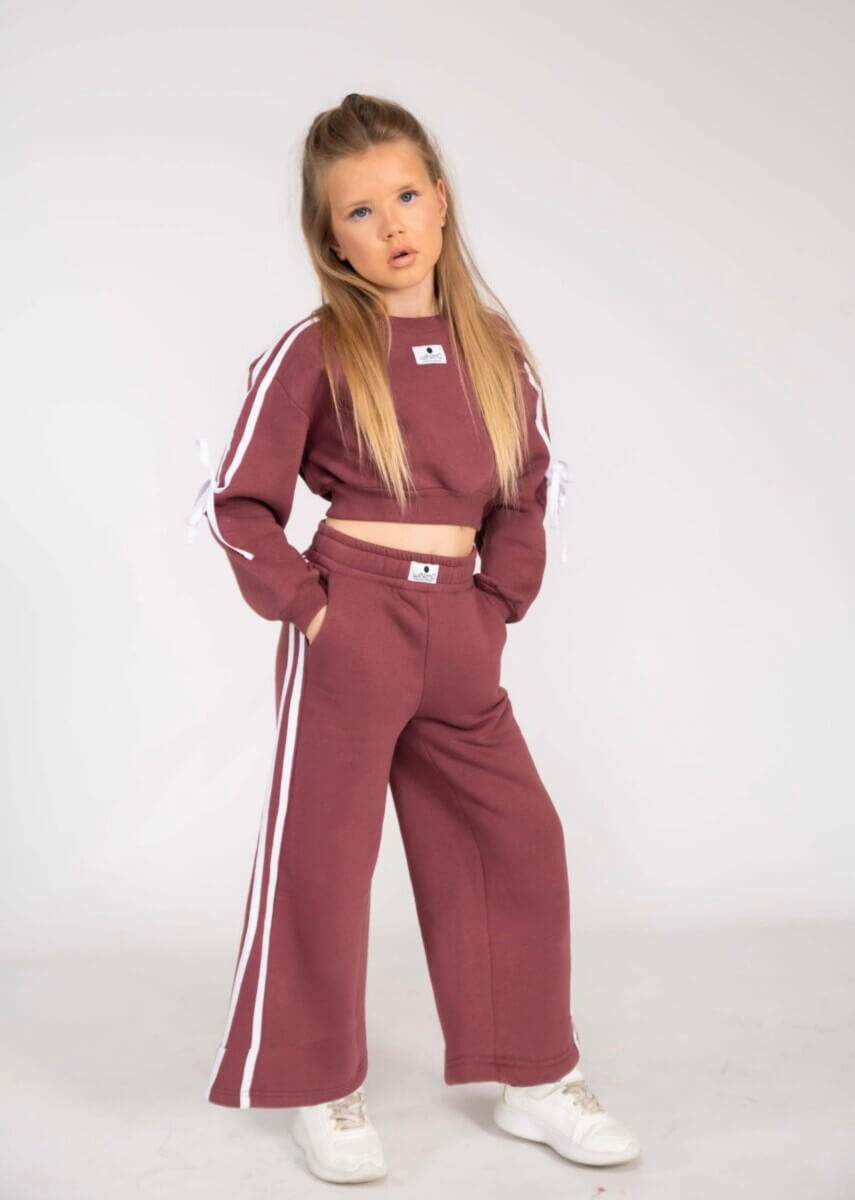 ΣΕΤ 2ΤΜΧ minimo.bych ΦΟΥΤΕΡ crop top ΚΑΙ ΠΑΝΤΕΛΟΝΙ ΜΕ ΡΕΛΙΑ